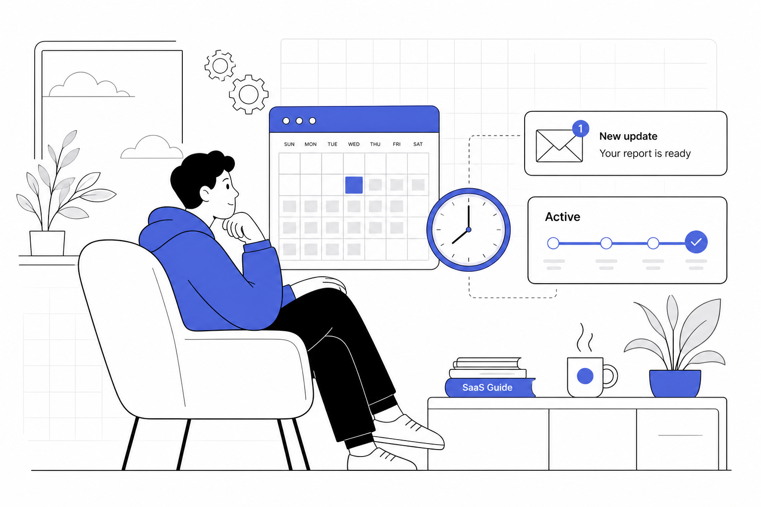 Illustration of waiting for Active SAM status